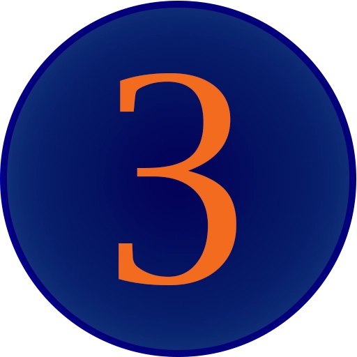 Number 3 icon